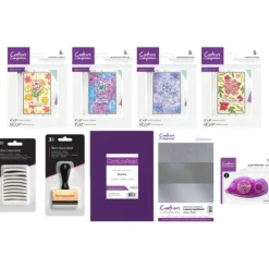Crafter's Companion 3D Embossing Folder, Metal Die & Acrylic Stamps SHOWSTOPPER - Little Painter Art | Exploring the Endless Possibilities of Art| Shop All