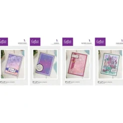 Crafter's Companion Duet ColourBloom Shimmer Embossing Folder 4pc Collection - Little Painter Art | Exploring the Endless Possibilities of Art| Shop All