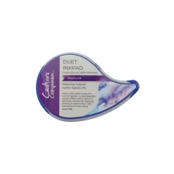 Crafter's Companion Duet ColourBloom Shimmer Inkpad - Neptune - Little Painter Art | Exploring the Endless Possibilities of Art| Brush
