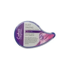 Crafter's Companion Duet ColourBloom Shimmer Inkpad - Fruit Pie - Little Painter Art | Exploring the Endless Possibilities of Art| Brush