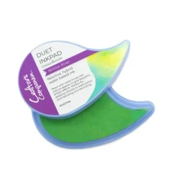 Crafter's Companion Duet ColourBloom Inkpad - Willow River - Little Painter Art | Exploring the Endless Possibilities of Art| Brush