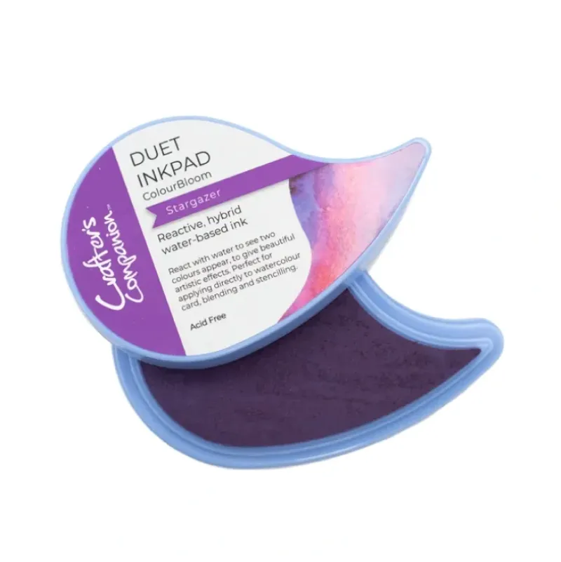 Crafter's Companion Duet ColourBloom Inkpad - Stargazer - Little Painter Art | Exploring the Endless Possibilities of Art| Brush