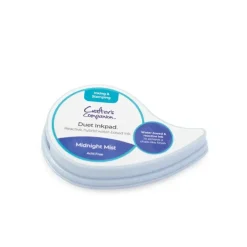 Crafter's Companion Duet Inkpad - Midnight Mist - Little Painter Art | Exploring the Endless Possibilities of Art| Brush