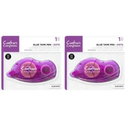 Crafter's Companion Extra Strong Permanent Glue Tape Pen - Dots 2pc - Little Painter Art | Exploring the Endless Possibilities of Art| Shop All