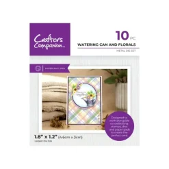 Crafter's Companion Garden Collection Metal Die - Watering Can and Florals - Little Painter Art | Exploring the Endless Possibilities of Art| Shop All