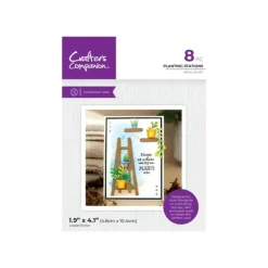 Crafter's Companion Garden Collection Metal Die - Planting Stations - Little Painter Art | Exploring the Endless Possibilities of Art| Shop All