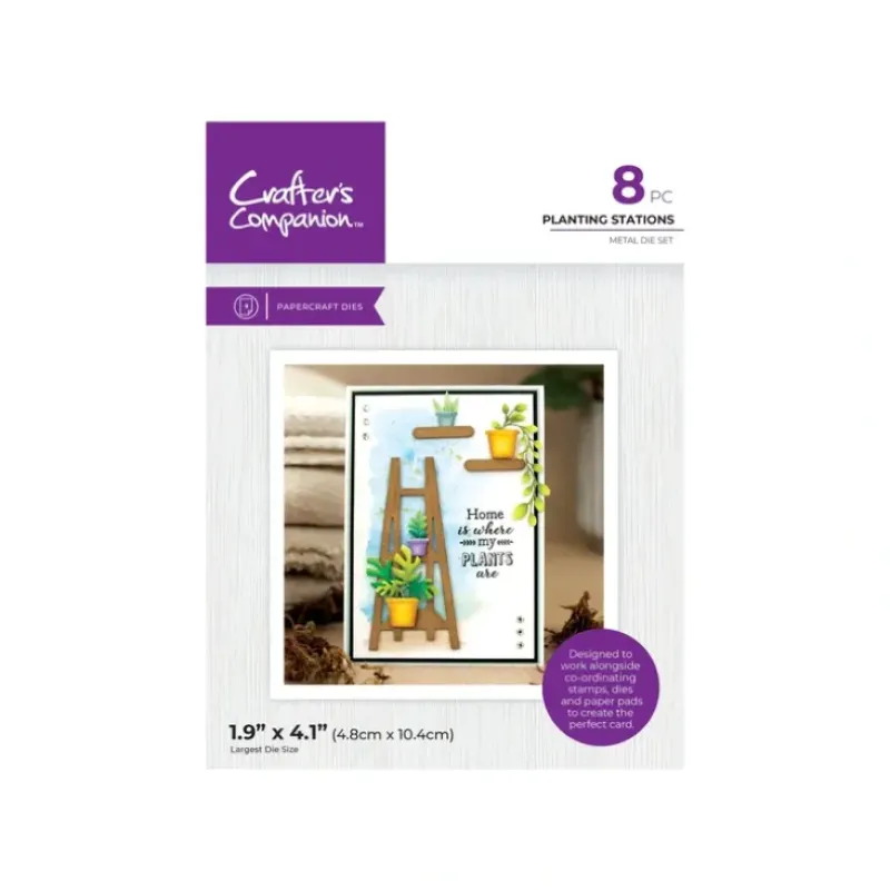 Crafter's Companion Garden Collection Metal Die - Planting Stations - Little Painter Art | Exploring the Endless Possibilities of Art| Shop All