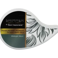 Crafter's Companion Gold Shimmer Inkpad - Midnight Shore - Little Painter Art | Exploring the Endless Possibilities of Art| Pigment