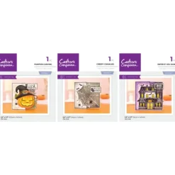 Crafter's Companion Halloween Half Create-a-Card Die Collection - Little Painter Art | Exploring the Endless Possibilities of Art| Shop All
