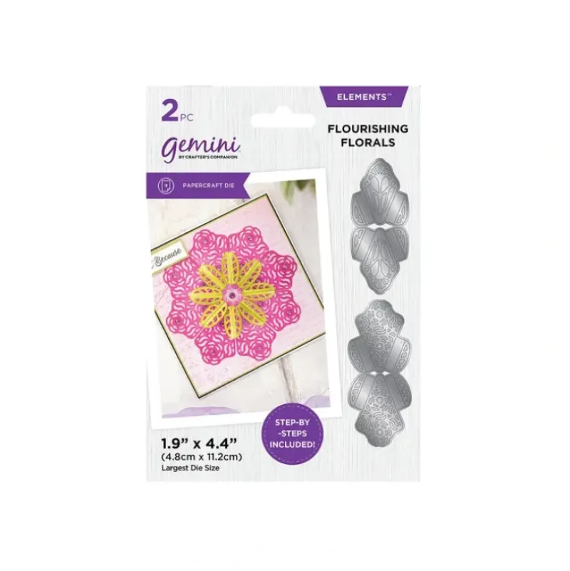 Crafter's Companion Kaleidoscope Origami Die - Flourishing Florals - Little Painter Art | Exploring the Endless Possibilities of Art| Shop All