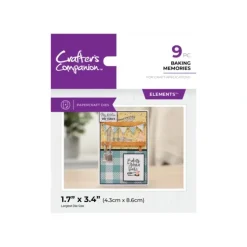 Crafter's Companion Kitchen Collection - Metal Die - Baking Memories - Little Painter Art | Exploring the Endless Possibilities of Art| Shop All