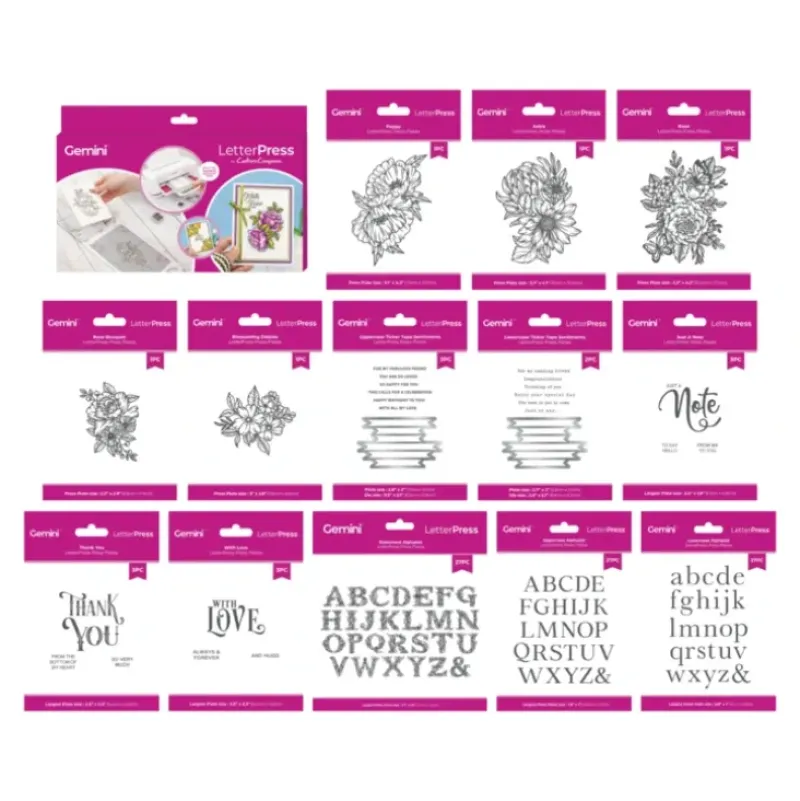 Crafter's Companion LetterPress BUNDLE - Little Painter Art | Exploring the Endless Possibilities of Art| Shop All