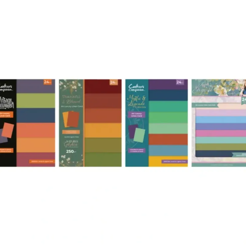 Crafter's Companion Linen Card 4pc Collection - Little Painter Art | Exploring the Endless Possibilities of Art| Shop All