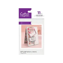 Crafters Companion Love is in the Air Stamp & Die - Love Letters - Little Painter Art | Exploring the Endless Possibilities of Art| Shop All