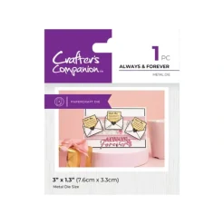 Crafters Companion love is in the Air Metal Die - Always & Forever - Little Painter Art | Exploring the Endless Possibilities of Art| Shop All