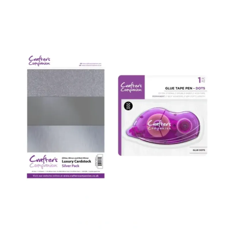 Crafter's Companion Luxury A4 Luxury Card with FREE Tape Pen Dots - Little Painter Art | Exploring the Endless Possibilities of Art| Shop All