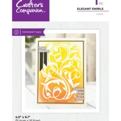 Crafter's Companion Mask - Elegant Swirls - Little Painter Art | Exploring the Endless Possibilities of Art| Shop All