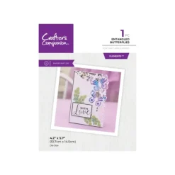 Crafter's Companion Metal Die Edgeable - Entangled Butterflies - Little Painter Art | Exploring the Endless Possibilities of Art| Shop All