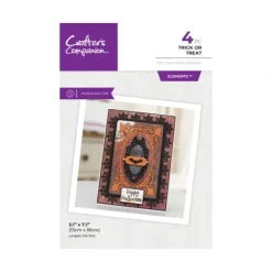Crafters Companion Metal Die Create-a-Card - Trick or Treat - Little Painter Art | Exploring the Endless Possibilities of Art| Shop All