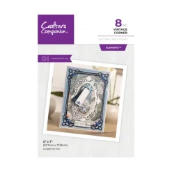 Crafters Companion Metal Die Create-a-Card - Vintage Corner - Little Painter Art | Exploring the Endless Possibilities of Art| Shop All