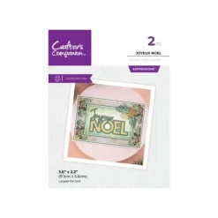 Crafter's Companion Metal Die Expression - Joyeux Noel - Little Painter Art | Exploring the Endless Possibilities of Art| Shop All