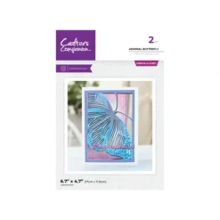 Crafter's Companion Metal Die Create a Card 5"x7" - Admiral Butterfly - Little Painter Art | Exploring the Endless Possibilities of Art| Shop All