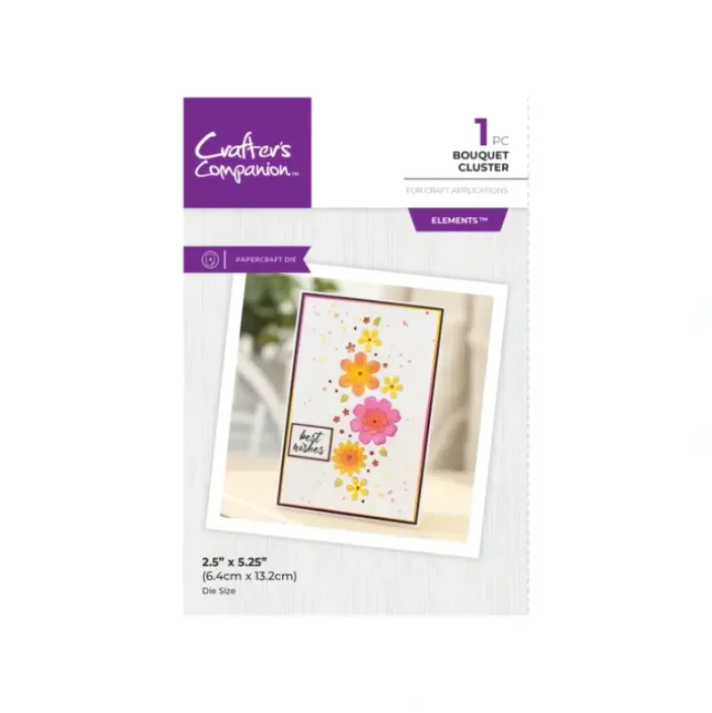 Crafters Companion Metal Dies Elements - Bouquet Cluster - Little Painter Art | Exploring the Endless Possibilities of Art| Shop All