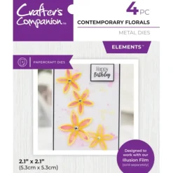 Crafter's Companion Metal Die Contemporary Florals - Little Painter Art | Exploring the Endless Possibilities of Art| Shop All