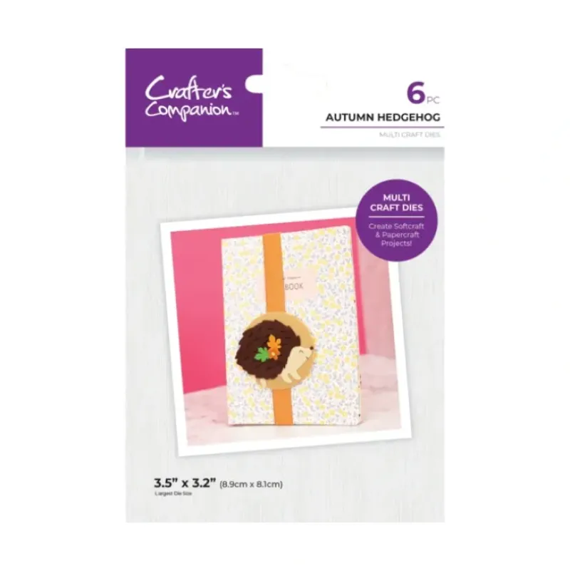 Crafter's Companion Multi Craft Dies - Autumn Hedgehog - Little Painter Art | Exploring the Endless Possibilities of Art| Shop All