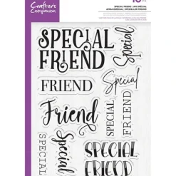 Crafter's Companion Photopolymer Stamp - Special Friend - Little Painter Art | Exploring the Endless Possibilities of Art| Shop All