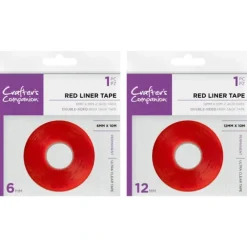 Crafter's Companion Red Liner Tape 6mm & 12mm Duo - Little Painter Art | Exploring the Endless Possibilities of Art| Shop All