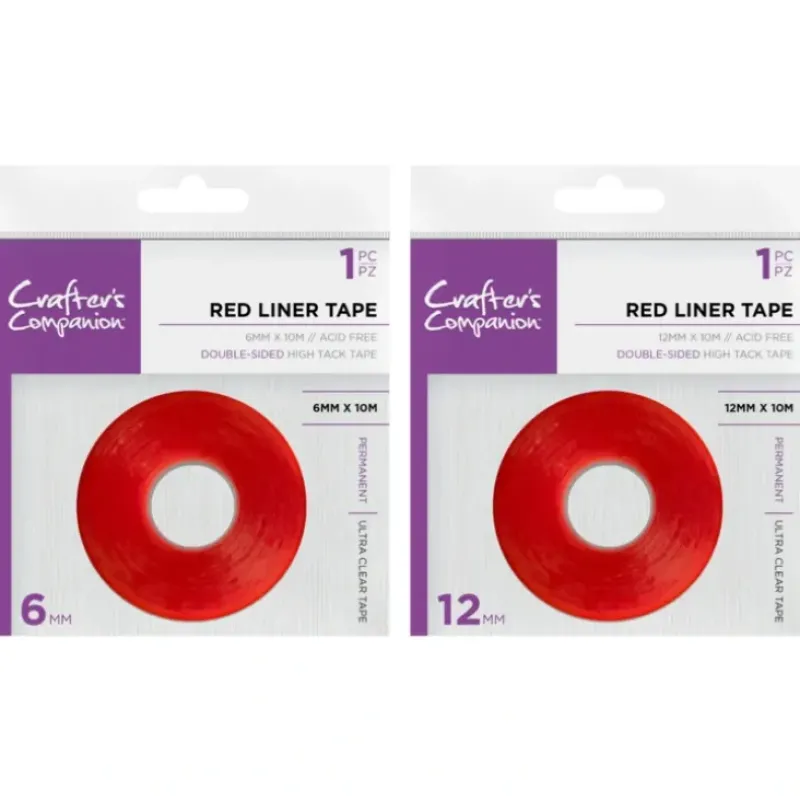 Crafter's Companion Red Liner Tape 6mm & 12mm Duo - Little Painter Art | Exploring the Endless Possibilities of Art| Shop All