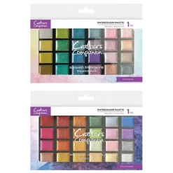 Crafter's Companion Shimmer Watercolour Palette Collection - Little Painter Art | Exploring the Endless Possibilities of Art| Brush