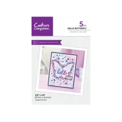 Crafter's Companion Stamp & Die - Hello Butterfly - Little Painter Art | Exploring the Endless Possibilities of Art| Shop All