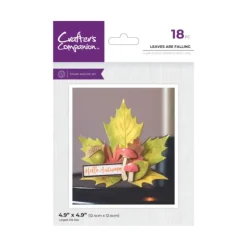 Crafter's Companion Stamp & Die - Leaves are Falling - Little Painter Art | Exploring the Endless Possibilities of Art| Shop All