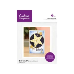 Crafter's Companion Stamp, Die and Stencil Set - Christmas Star - Little Painter Art | Exploring the Endless Possibilities of Art| Shop All