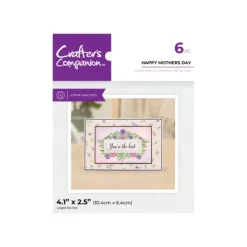 Crafter's Companion Stamp & Die - Happy Mothers Day - Little Painter Art | Exploring the Endless Possibilities of Art| Shop All