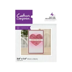 Crafter's Companion Stamp & Die - Just For You With Love - Little Painter Art | Exploring the Endless Possibilities of Art| Shop All