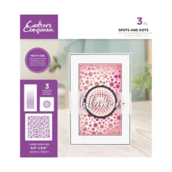 Crafters Companion Stencil Set - Spots and Dots - Little Painter Art | Exploring the Endless Possibilities of Art| Canvas