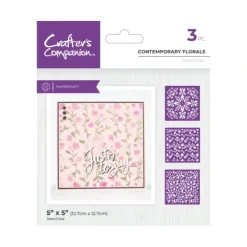Crafter's Companion Stencils - Contemporary Florals - Little Painter Art | Exploring the Endless Possibilities of Art| Shop All
