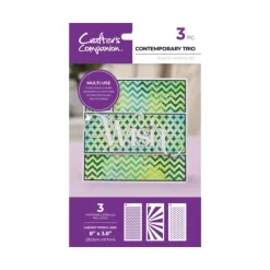 Crafter's Companion Stencil Set - Contemporary Trio - Little Painter Art | Exploring the Endless Possibilities of Art| Canvas