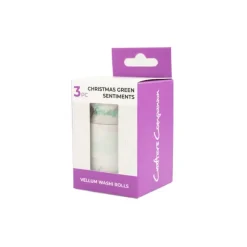 Crafters Companion Vellum Washi Rolls - Christmas Green Sentiments - Little Painter Art | Exploring the Endless Possibilities of Art| Shop All