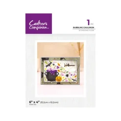 Crafter's Companion 6"x4" 3D Embossing Folder - Bubbling Cauldron - Little Painter Art | Exploring the Endless Possibilities of Art| Shop All