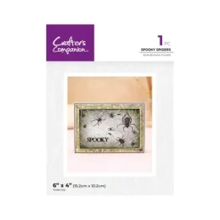 Crafter's Companion 6"x4" 3D Embossing Folder - Spooky Spiders - Little Painter Art | Exploring the Endless Possibilities of Art| Shop All