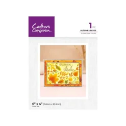 Crafter's Companion 6"x4" 3D Embossing Folder - Autumn Leaves - Little Painter Art | Exploring the Endless Possibilities of Art| Shop All