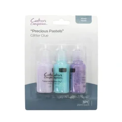 Crafters Companion-Mixed Media - Glitter Glue - Precious Pastels - Little Painter Art | Exploring the Endless Possibilities of Art| Shop All