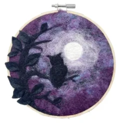 Crafty Kit Co. Needle Felting Kit - Wise Owl - Little Painter Art | Exploring the Endless Possibilities of Art| Hot