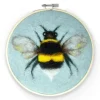 Crafty Kit Co. Needle Felting Kit - Bee in a Hoop - Little Painter Art | Exploring the Endless Possibilities of Art| Shop All