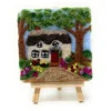 Crafty Kit Co. Needle Felting Kit - Thatched Cottage - Little Painter Art | Exploring the Endless Possibilities of Art| Shop All