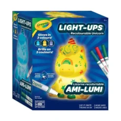 Crayola Light-Ups Recolourable Unicorn Light - Little Painter Art | Exploring the Endless Possibilities of Art| Shop All
